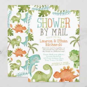 Babydusche von Mail Dinosaur Einladung