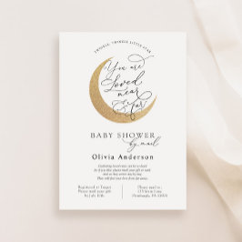 Babydusche von Mail Twinkle Star and Moon Einladung