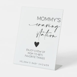 Babydusche von Mommy's Craving Station Sockelschild