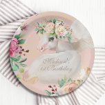 Babydusche Wasserfarbe Blumenzwiebeln Personalisie Pappteller<br><div class="desc">Dieses moderne Design besticht durch ein hübsches Einhorn mit einer Krone von Aquarellfarben-Blume. Personalisiert mit Ihrem Namen und Baby Shower Party Details, indem Sie den Text in der Textbox zur Verfügung gestellt. #unicorns #unicorn #unicornparty #unicornlove #Party #babydusche #babysprinkle #babygirl #girl #baby #baby #unicornlover #unicornlife #unicornlovers #niedlich #unicornstuff #unicornvibes #unicornstyle #loveunicorns...</div>