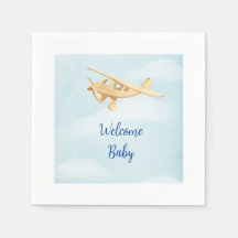 Babydusche Wasserfarbe Napkins
