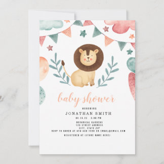 Babydusche, Wasserfarbtier Save The Date
