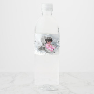 Babydusche Wasserflaschen Labels, Royal Baby Dusch