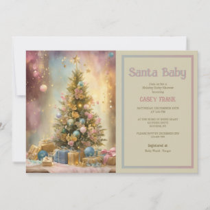 Babydusche Weihnachten Einladung
