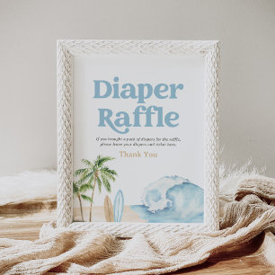 Babydusche Windeln Windeln Raffle Schild