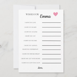 Babydusche - Wünsche