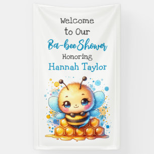 Babydusche zum Thema Honigbiene Banner