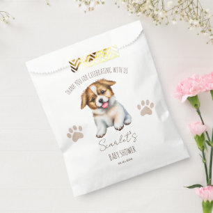 Babydusche zum Thema "Welpenhund" bevorzugt nach M Geschenktütchen
