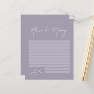 Babyduschempfehlung für Mami, modern lila lila