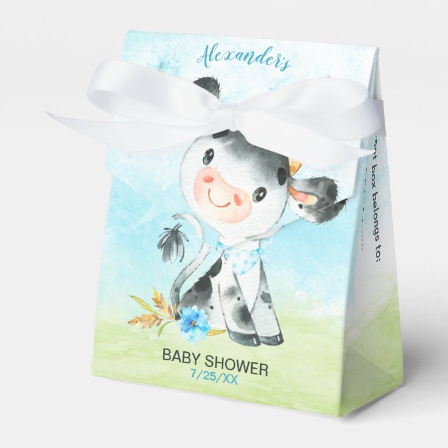 Babyduschenfarm für Wasserfarben Geschenkschachtel (Vorderseite)