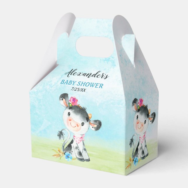 Babyduschenfarm für Wasserfarben Geschenkschachtel (Vorderseite)
