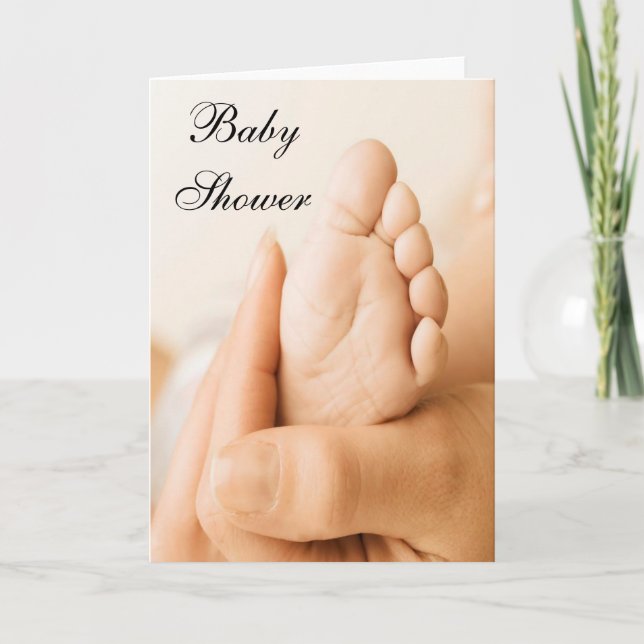 Babyduschkarte Feiertagskarte (Vorderseite)