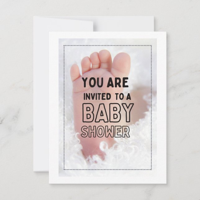 Babyduschkarte Feiertagskarte (Vorderseite)