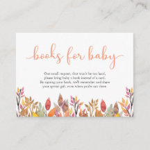 Babyduschkarte für Herbst-Blätter