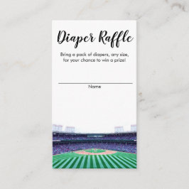 Babyduschkarte für Windelrumpf Baseball Begleitkarte