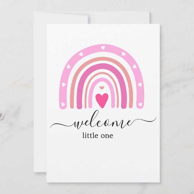 Babyduschkarte - Printable - Sofortiger Download Einladung (Vorderseite)