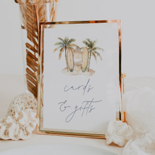 Babyduschkarten und Geschenke für die Küstenwache Poster