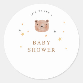 Babyduschkleber Runder Aufkleber