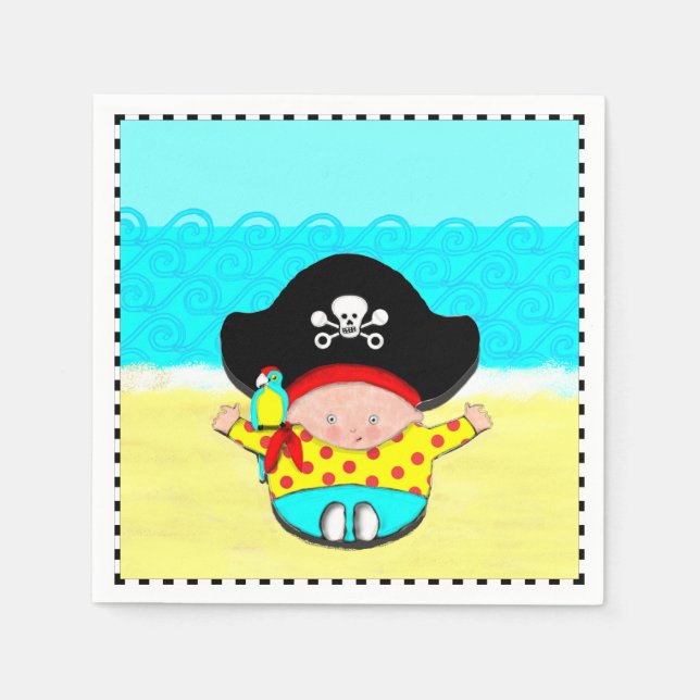 Babyduschmaschine Serviette (Vorderseite)