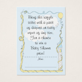 Babyduschrampe Ticket/Gelb/Blaue Burg