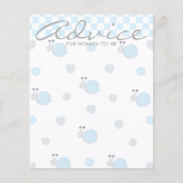 Babyduschratenkarte "Snips and Snails"