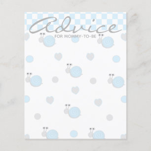 Babyduschratenkarte "Snips and Snails"