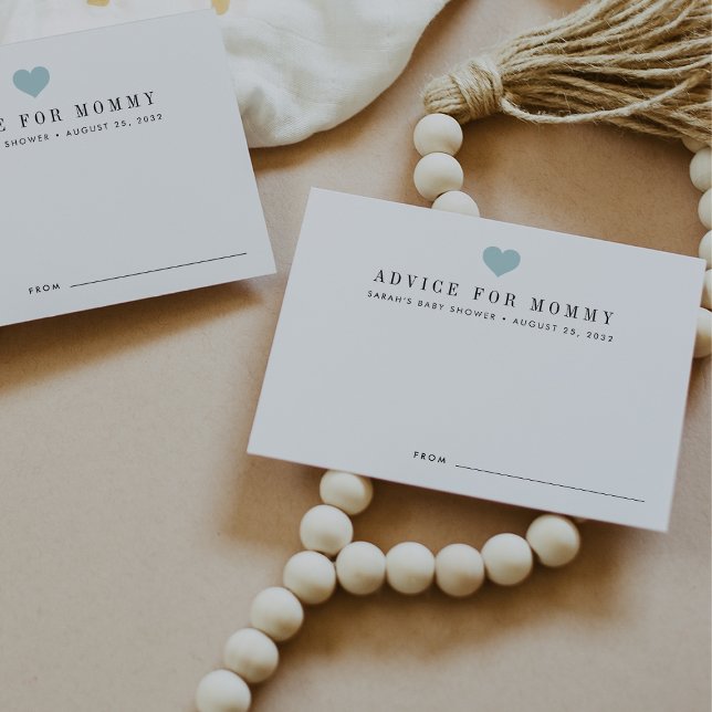 Babyduschratenkarten | Blau Hinweiskarte (Von Creator hochgeladen)