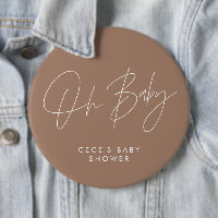 Babyduschskript, modern boho, natürlich braun