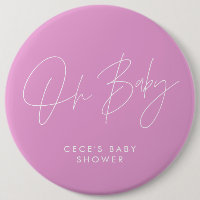 Babyduschskript, modern, minimalistisch, rosa