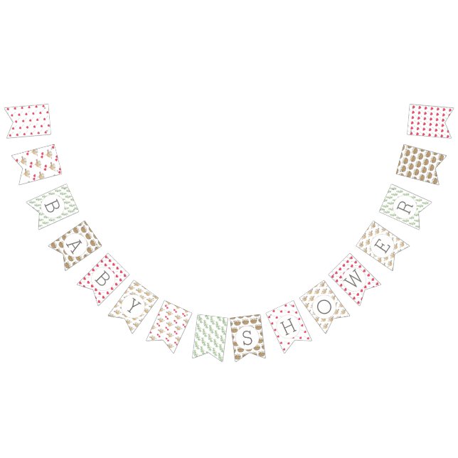 Babyduschvögel Wimpelkette (Alle)