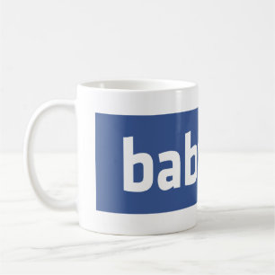 babyface lustige Sozialvernetzungs-Parodie Kaffeetasse