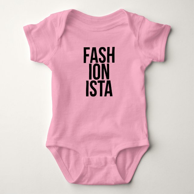 Babyfashionista-Bodysuit Baby Strampler (Vorderseite)