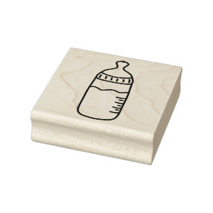 Babyflasche Gummistempel