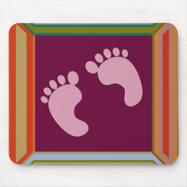 BabyFootprints Mousepad (Vorne)