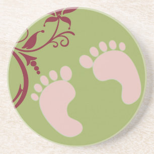 BabyFootprints Sandstein Untersetzer