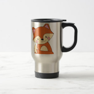 Babyfuchs Zeichne Niedliches Foxdesign Reisebecher