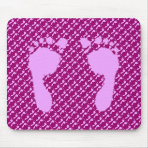 Babyfußabzüge (Mädchen) Mousepad