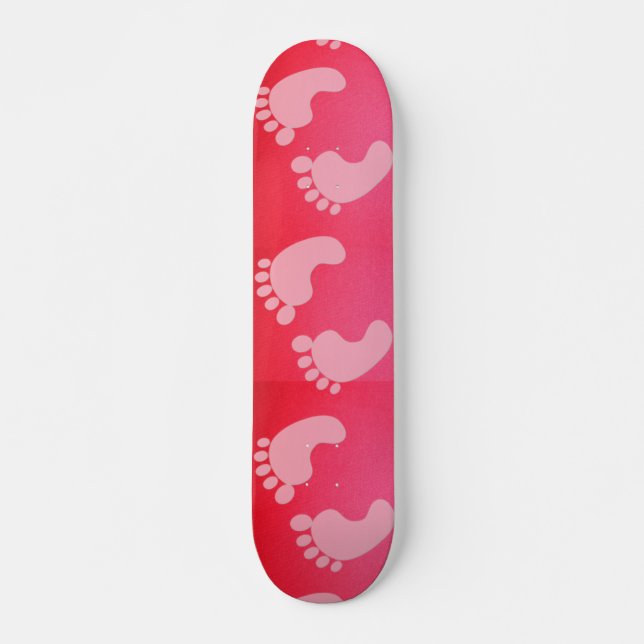 Babyfußabzüge Skateboard (Vorne)