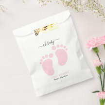 Babyfüße Baby Shower Party, Mädchen Rosa Baby Show