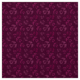 Babyfüße und Herz in rosa Glitzer Stoff