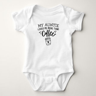 Babygeschenk, meine Tante Lieben mir mehr als Kaff Baby Strampler