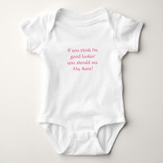 Babygeschenk-Spaß-Witzgeschenk der lustigen Zitate Baby Strampler (Vorderseite)