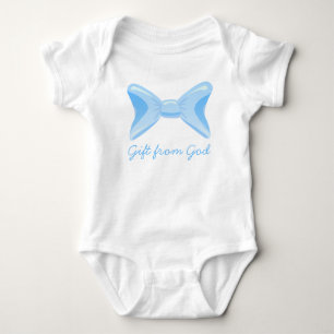 Babygeschenk von Gottes blauem Bogen Baby Strampler