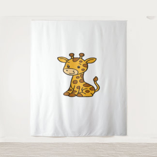 Babygiraffe Klassischer T - Shirt Wandteppich