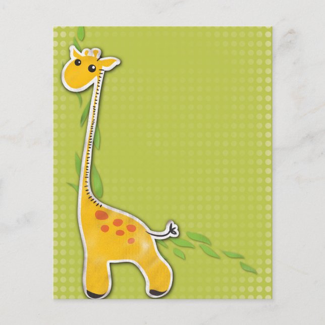 Babygiraffenhintergrund (Vorderseite)