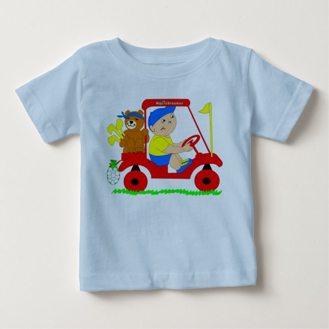 Babygolftuch Baby T-shirt (Vorderseite)