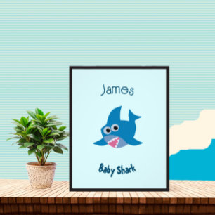 Babyhai Fotodruck