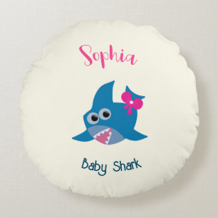 Babyhai Rundes Kissen