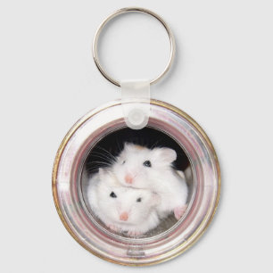 Babyhamster: Oben angehäuft! Schlüsselanhänger