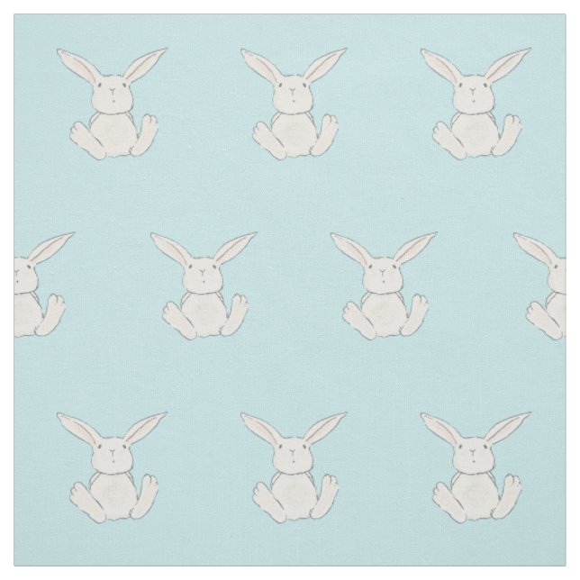 Babyhäschen Gewebe Stoff (Muster)